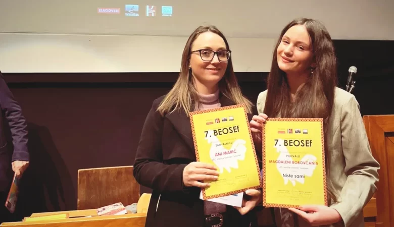 VIII БеоСеф фестивал: Наши ученици освојили сјајно 4.мјесто