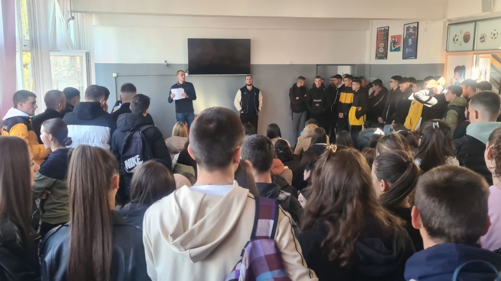 Предавање представника Полицијске станице Соколац на тему „Вршњачко насиље“