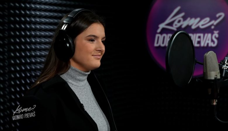 Ивана на такмичењу ,,Коме добро пјеваш“