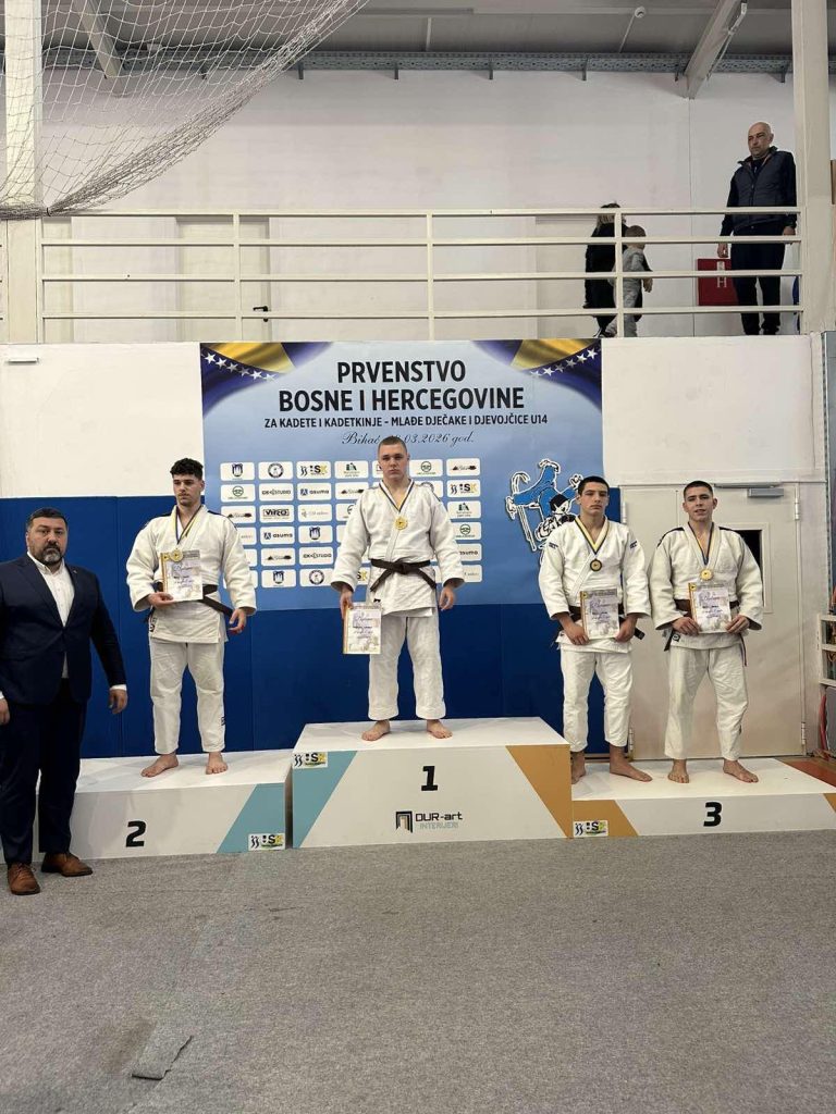 Лазар Војиновић првак Босне и Херцеговине у џуду