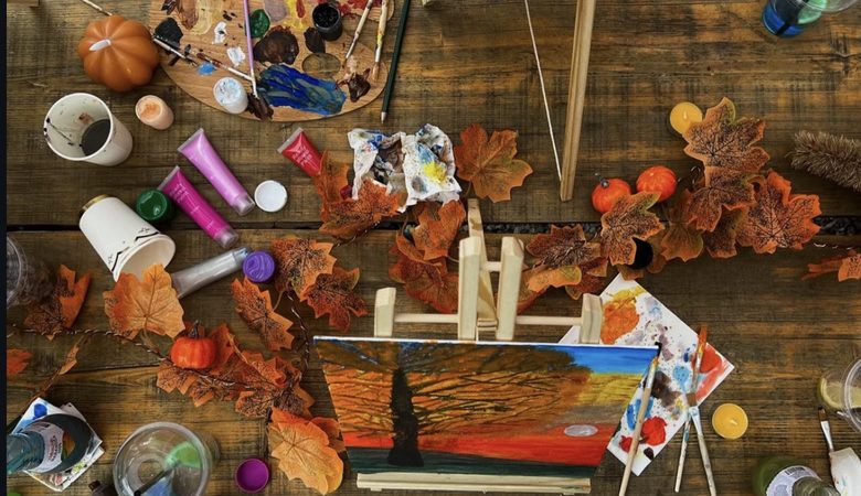 Са креативне радионице ,,Јесен на платну“